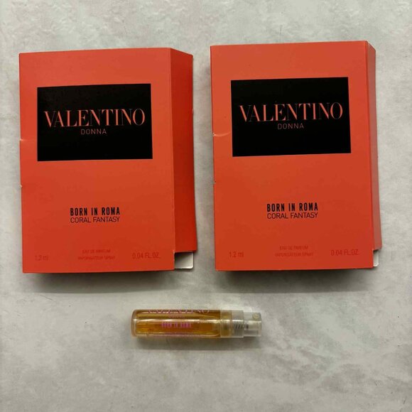 New Set of 3 Valentino travel Samples mini 1.2 ml each - Picture 1 of 2